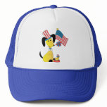 Mick and Henry Celebrate the 4th of July Mesh Hat