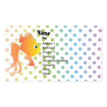 Mick the Goldfish Business Card