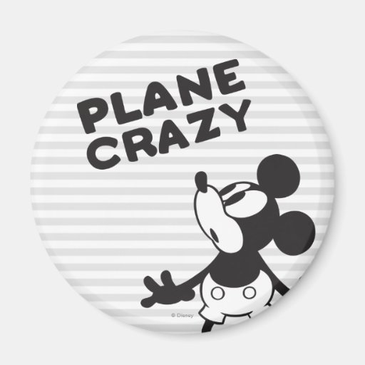 Mickey Plane Crazy 2 Magnets