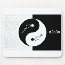 Micro Macro Balance 1a2a3a Mousepad