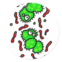 Micro Organisms Sticker