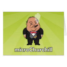 microChurchill fumant - carte verte vierge