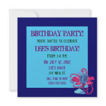 Microphone Birthday Party Invitations