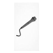 Microphone Customized Photo Card