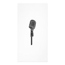 Microphone Photo Card
