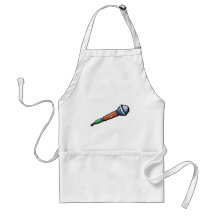 Microphone Simple Abstract facing right Apron
