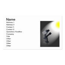 Microphone Video Camera Business Cards