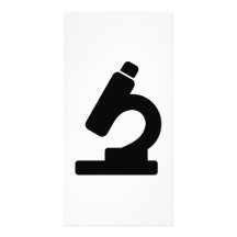 Microscope Custom Photo Card