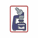 Microscope embroidered shirts
