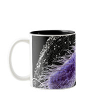 Microscopic view of a helicobacter pylori cell mugs