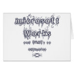 microsoft works: Oxymoron Greeting Cards