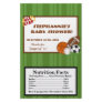 Microwave Popcorn Wrapper All-Star Green Full Color Flyer