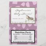 Microwave Popcorn Wrapper Jacana Girl Jungle  Zoo Flyer