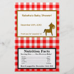 Microwave Popcorn Wrapper Red Barn Farm Animals Full Colour Flyer