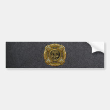 Mictlantecuhtli – Aztec God of Death Bumper Sticker