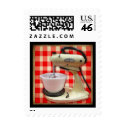 Mid-Century Food Mixer Postage Stamp