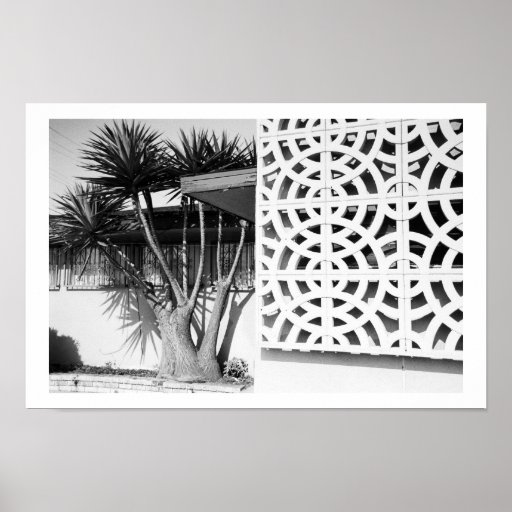 Mid-Century Garden Print