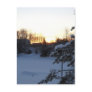 Mid January Winter Sunrise Post Card