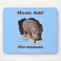 Mid-morning Haiku Art Mousepad