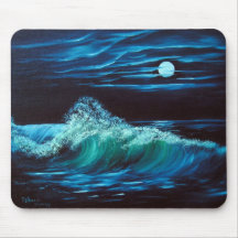Mid nite Ocean Mouse Pads