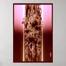 Mid-nite-red Posters