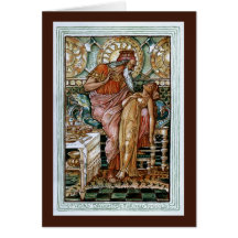 Midas' Daughter turned To Gold Greeting Card