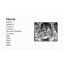 Middle Age Fashion Business Card