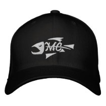 Middle Creek Fish Skeleton Embroidered Hat