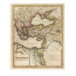 Middle East Atlas Map t-shirts