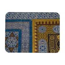 Middle East Turkey and city of Istanbul with the Rectangle Magnet