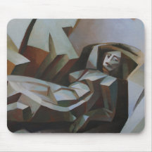 Middle figure mouse pad