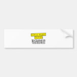 Middle School Teacher...Hardest Job Bumper Stickers