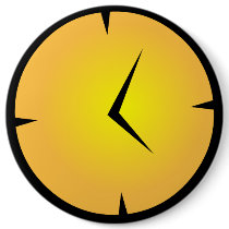Middleskool Clock Badge Pins