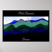 Midi-Pyrenees of France poster