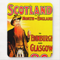 Midland Railway Scotland Bagpipe Kilt Travel Art