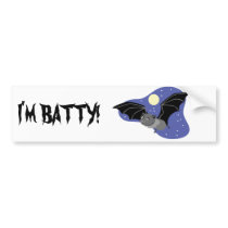 Midnight Bat bumper stickers