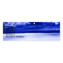 midnight beach business card