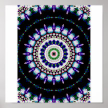 Midnight Blue Print