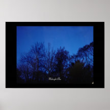 Midnight Blue Print