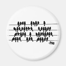 Midnight Dreary Fridge Magnet