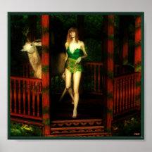 Midnight Gazebo Posters