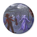 Midnight Jazz Band gothic music band magnet