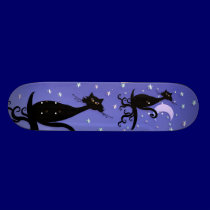 Midnight Kitty Skateboard skateboards