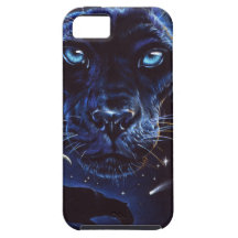 Midnight Leopard Portrait iPhone 5 Cover