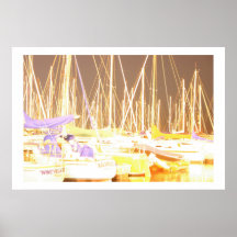 Midnight Marina Print