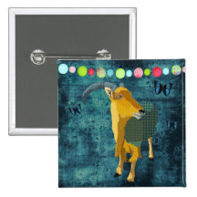Midnight Moonlight Aoudad Button