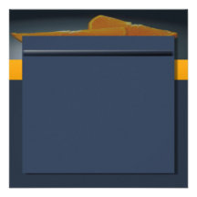 Midnight Orange Invitation
