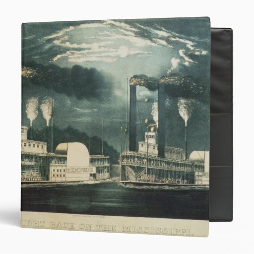 Midnight Race on the Mississippi, 1875 Binder