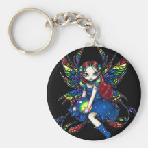 "Midnight Rainbow" Keychain