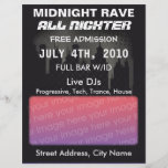 Midnight Rave Flyer